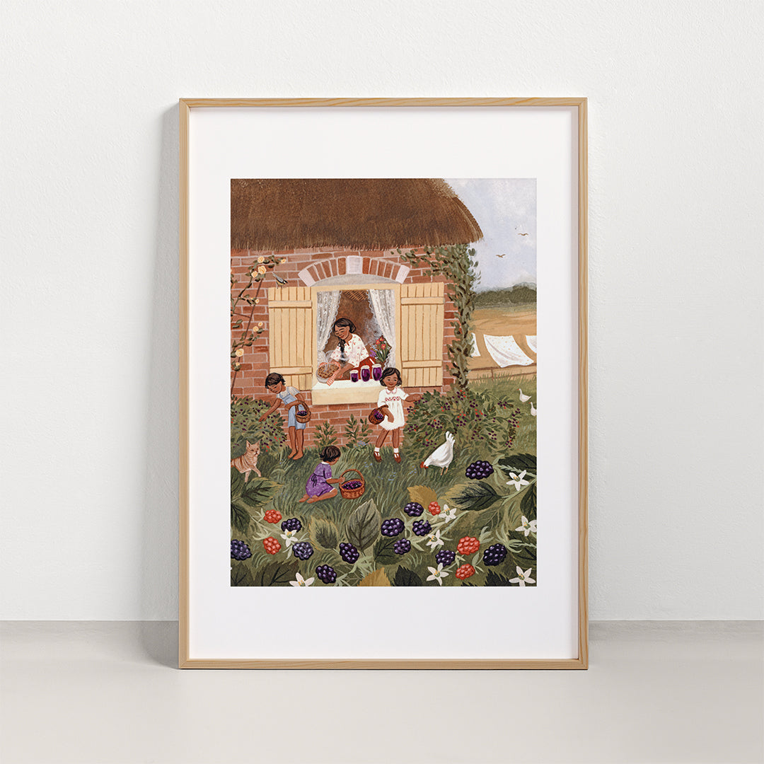 BRAMBLEPATCH COTTAGE Print