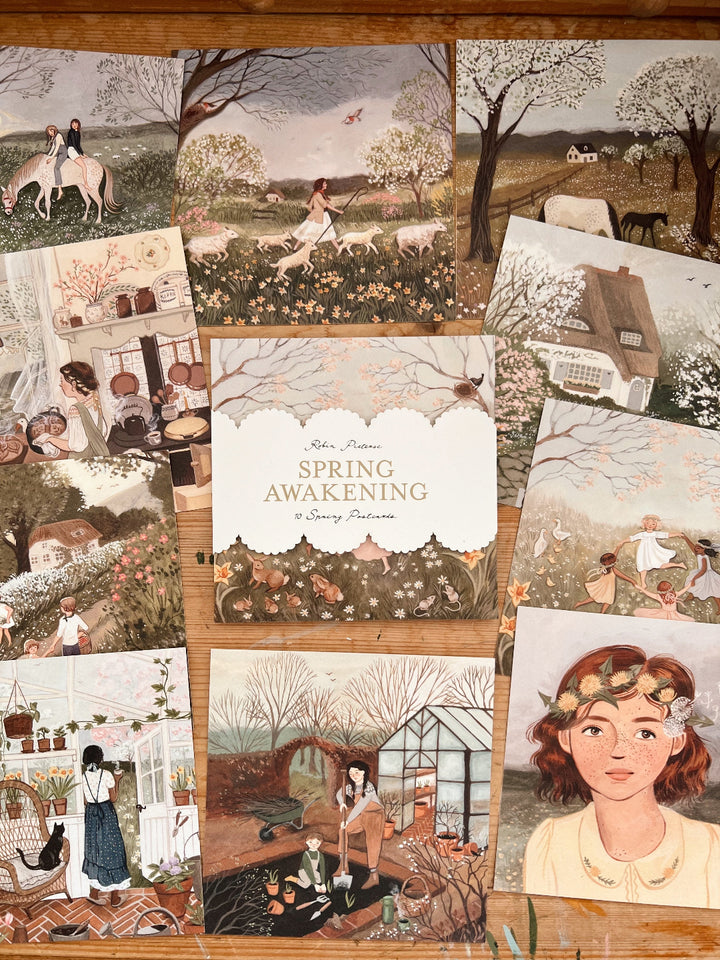 SPRING AWAKENING postcard set