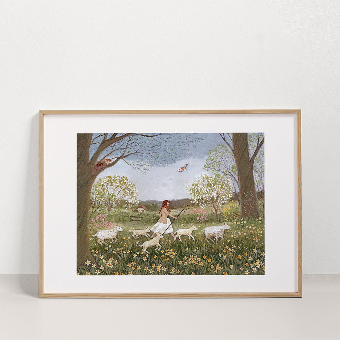 GREEN PASTURES Print