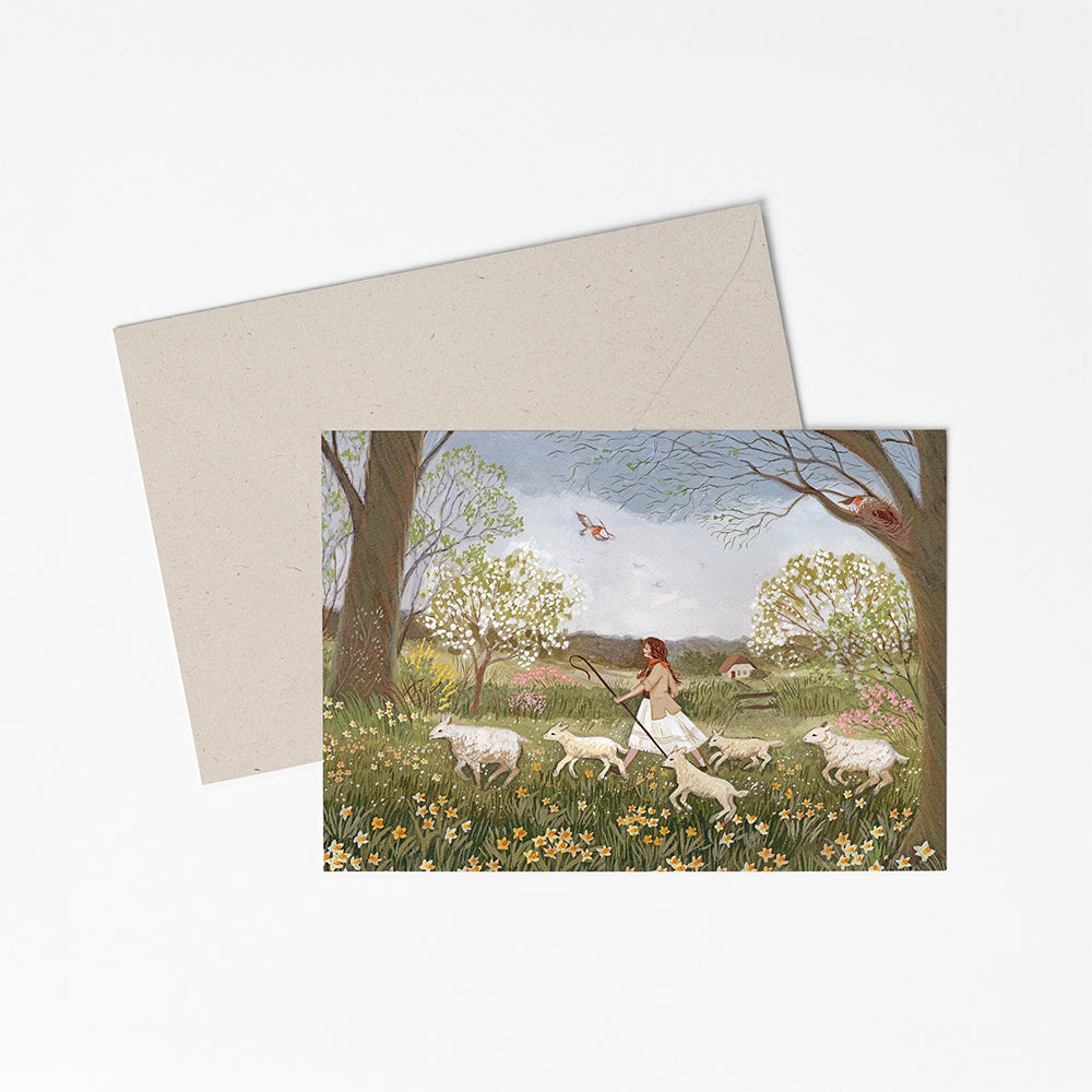 GREEN PASTURES greeting card