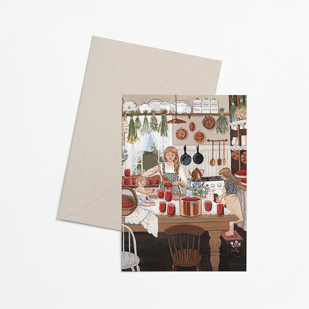 JULY greeting card