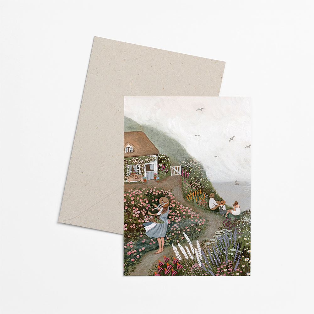 ROSE COTTAGE greeting card
