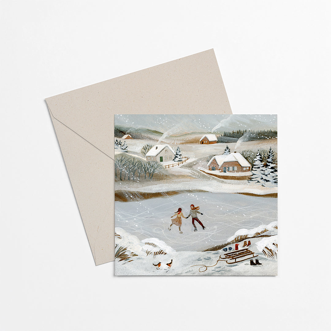 ROSY CHEEKS greeting card