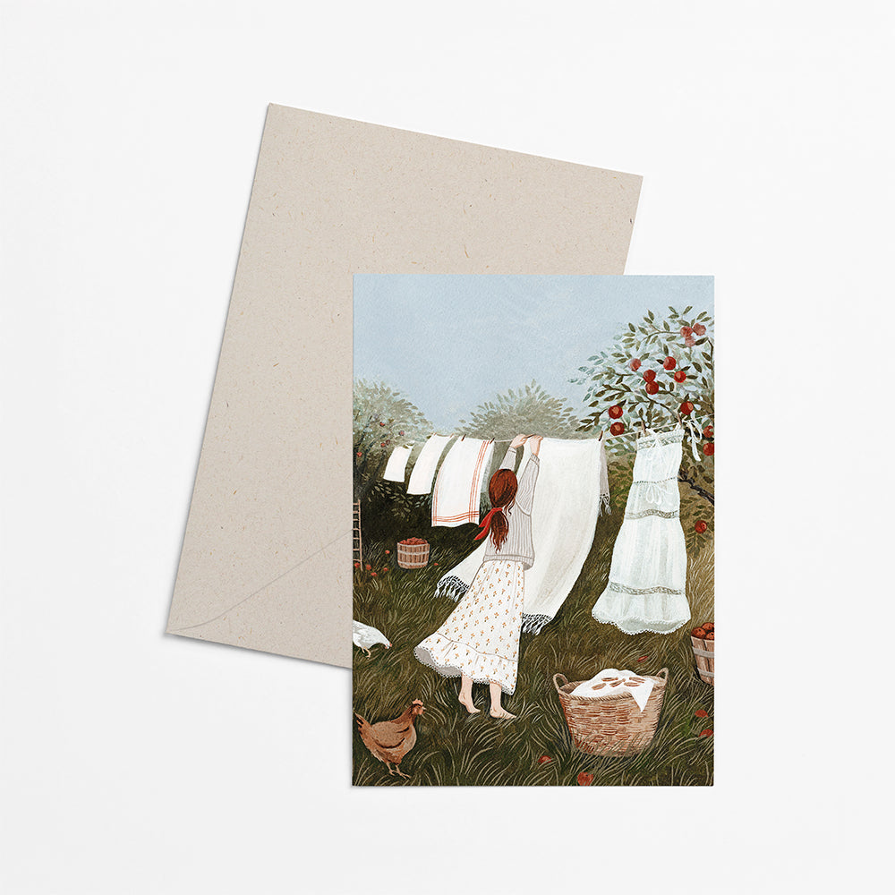 SEPTEMBER greeting card