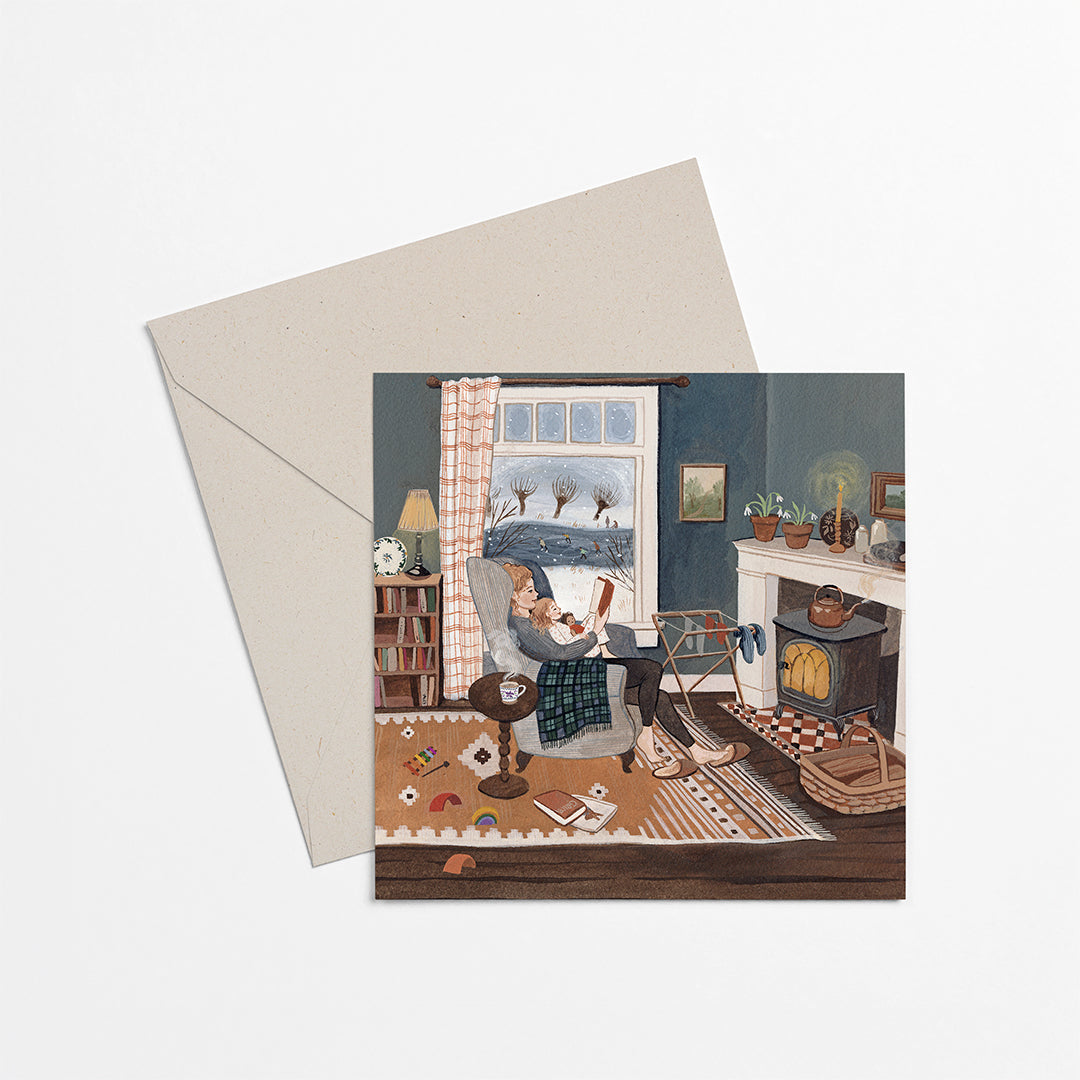 SNOW DAY greeting card