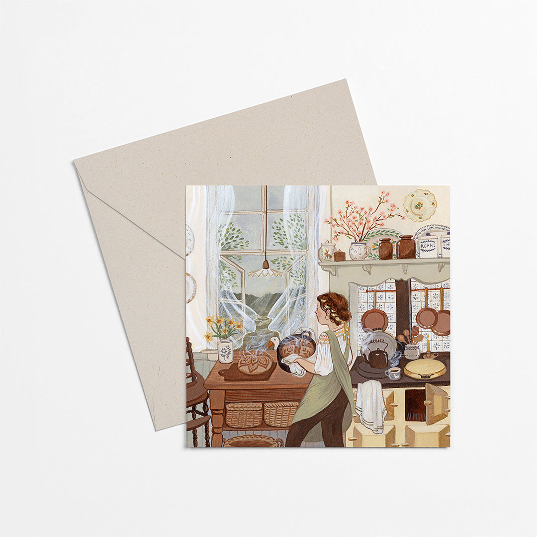 SOURDOUGH greeting card
