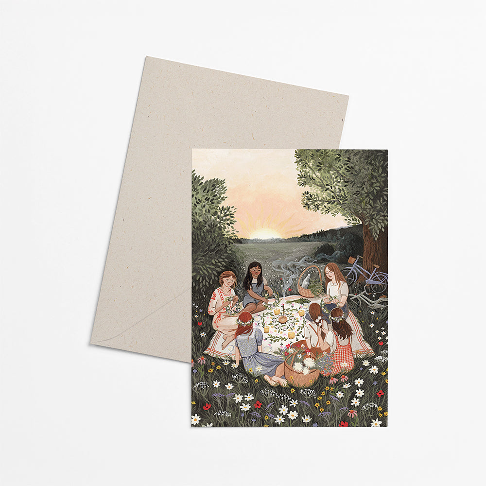 SUMMER SOLSTICE greeting card