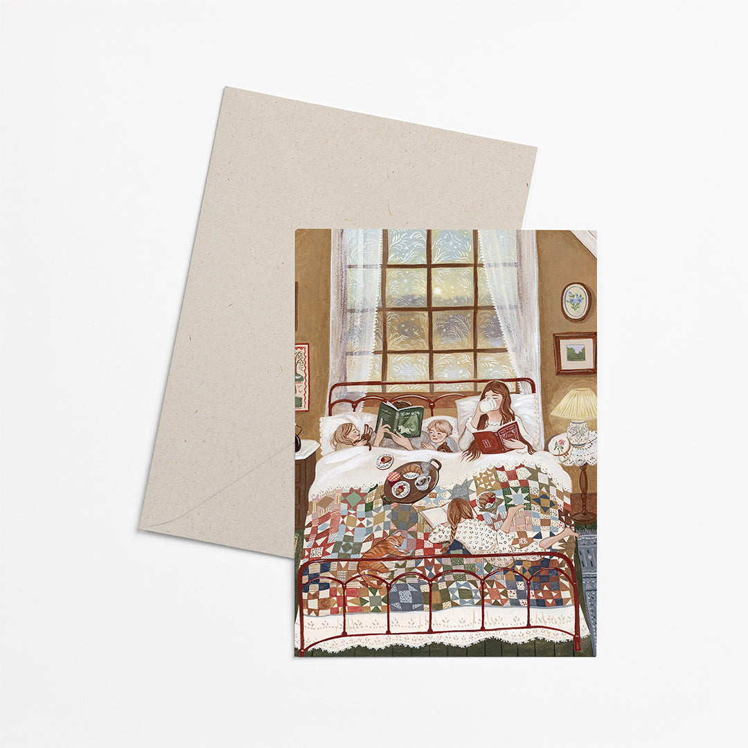 WINTER NEST greeting card