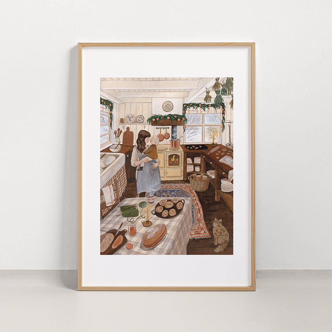 WINTER BAKING Print