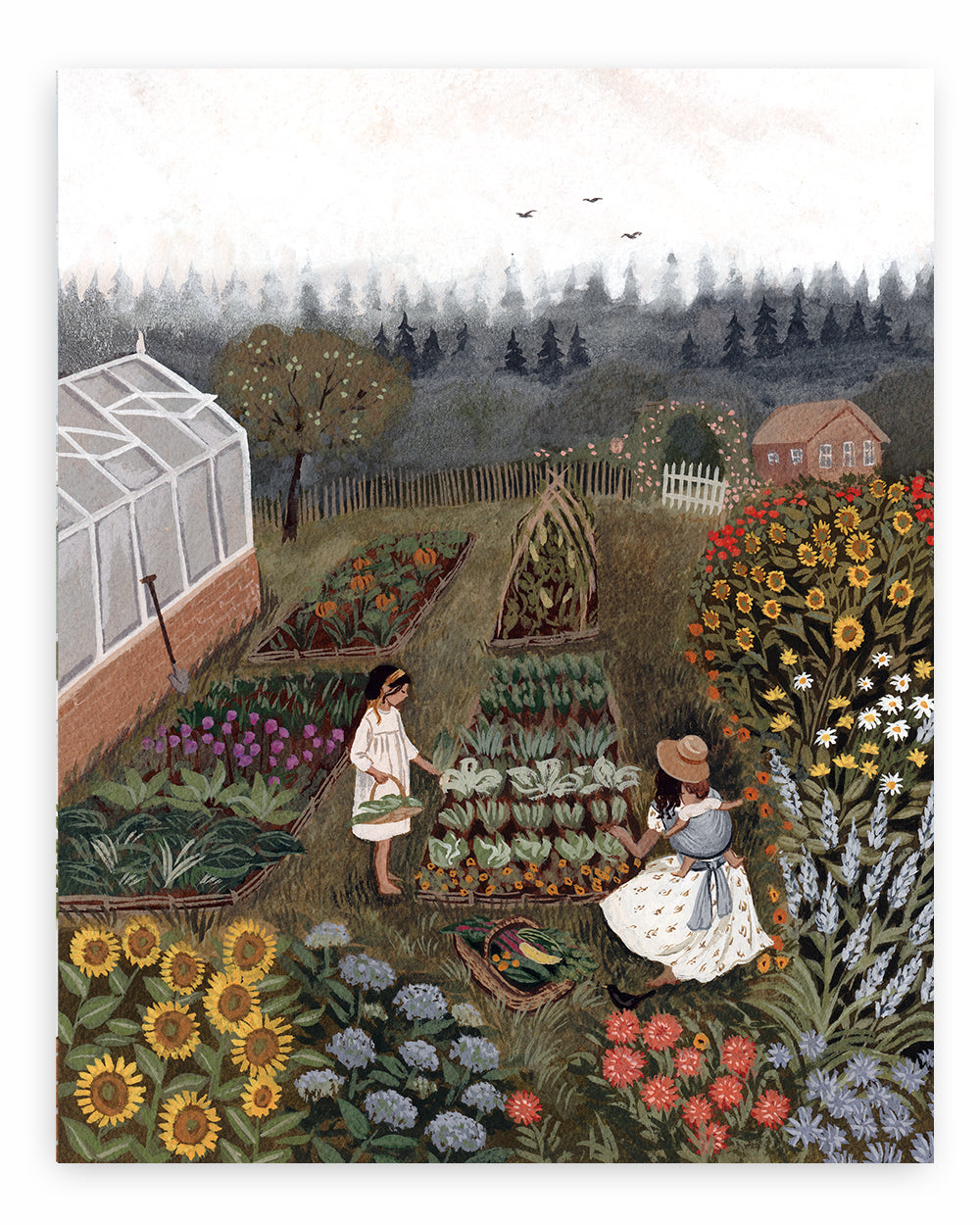 AUGUST GARDEN 20 x 25 Print