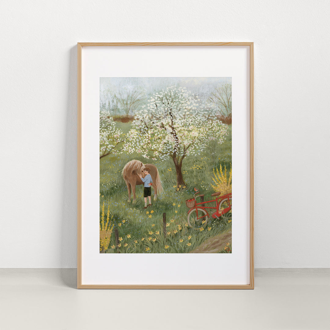 AN APPLE FOR A FRIEND Print