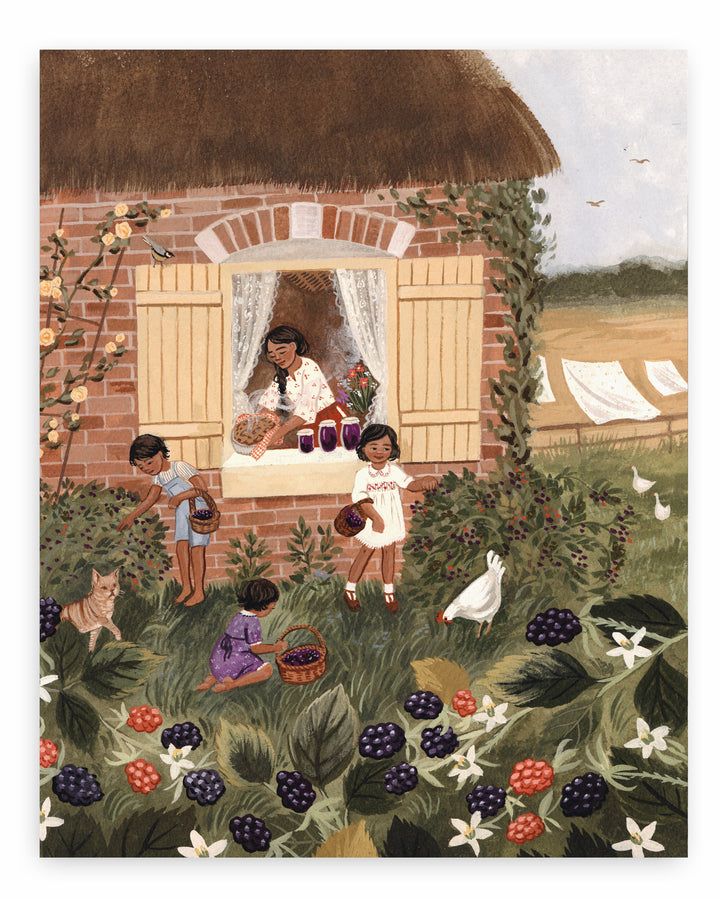 BRAMBLEPATCH COTTAGE Print