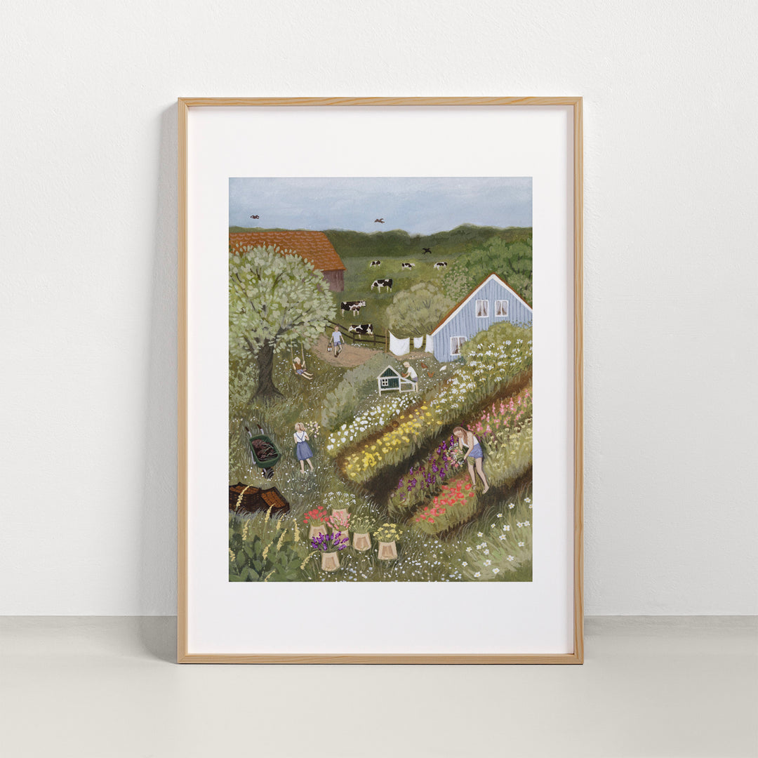 FLOWER FARM Print