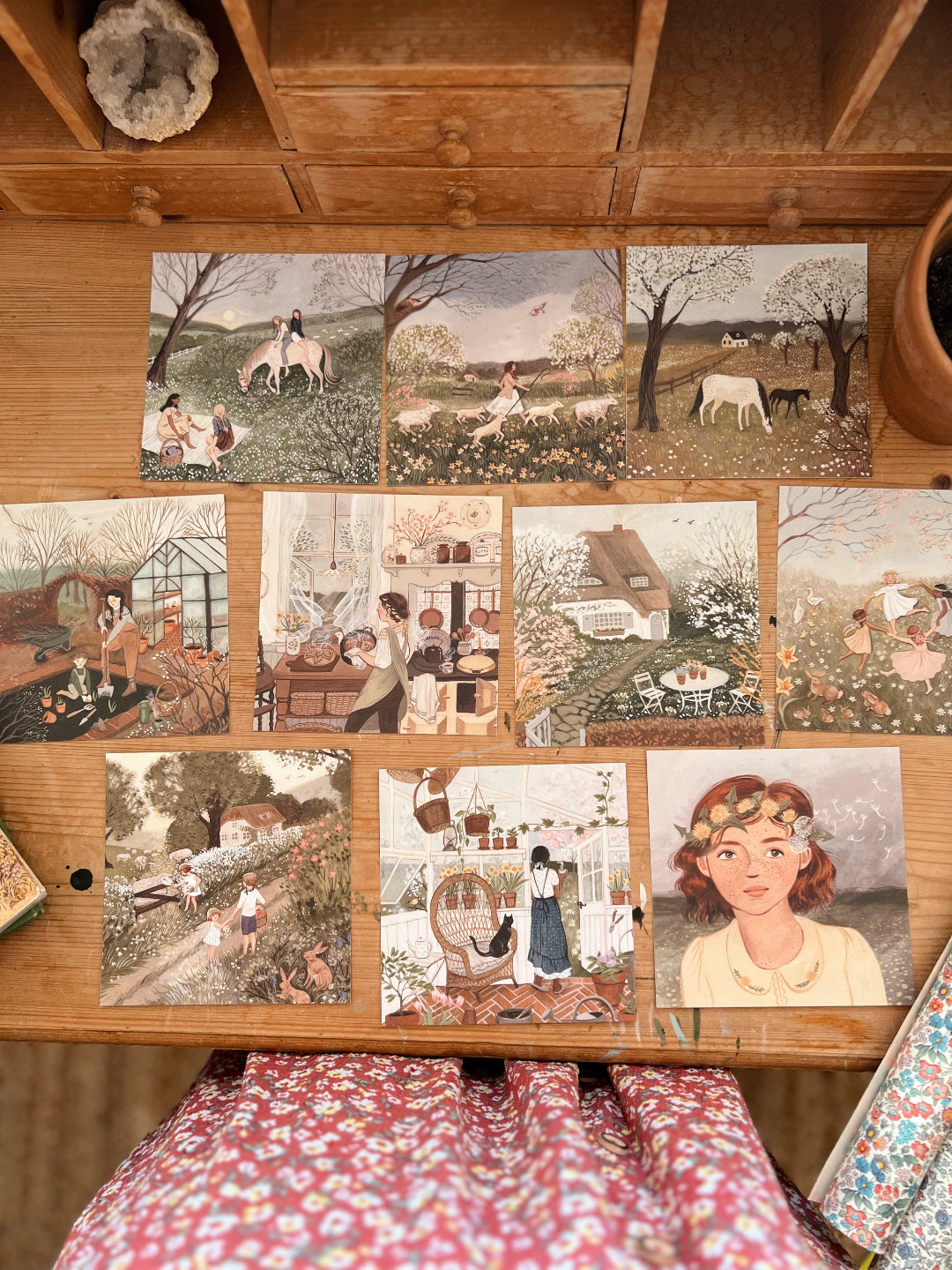 SPRING AWAKENING postcard set