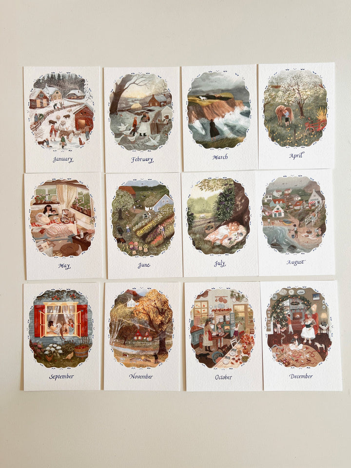 GATHERED seasonal card set
