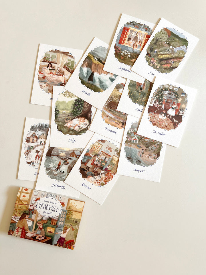 GATHERED seasonal card set