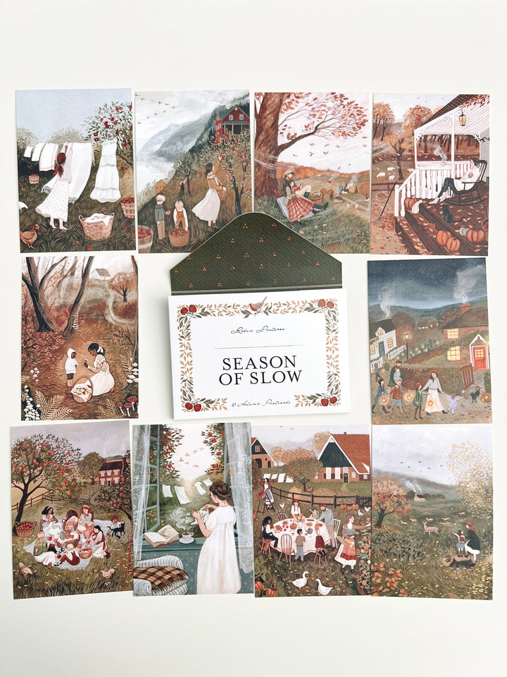 SEASON OF SLOW postcard set