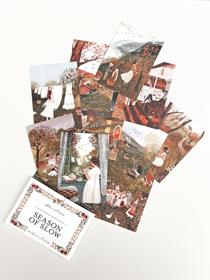 SEASON OF SLOW postcard set