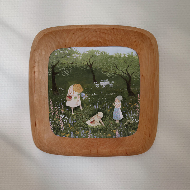PICKING STRAWBERRIES Print