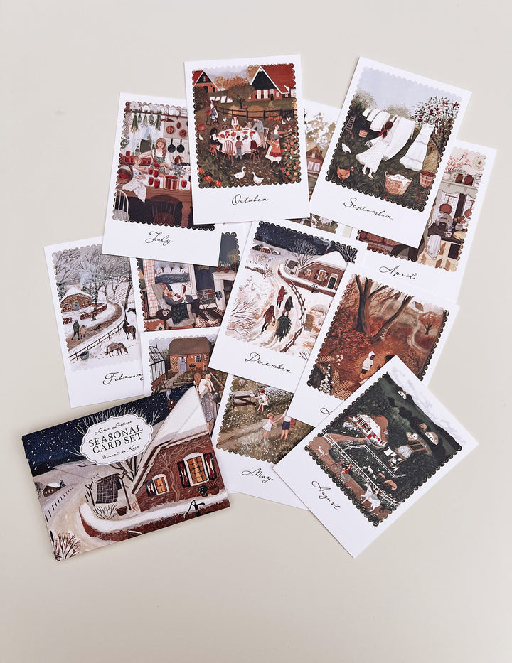 SEASONAL DISPLAY CARD SET card bundle
