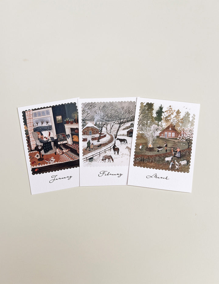 SEASONAL DISPLAY CARD SET card bundle