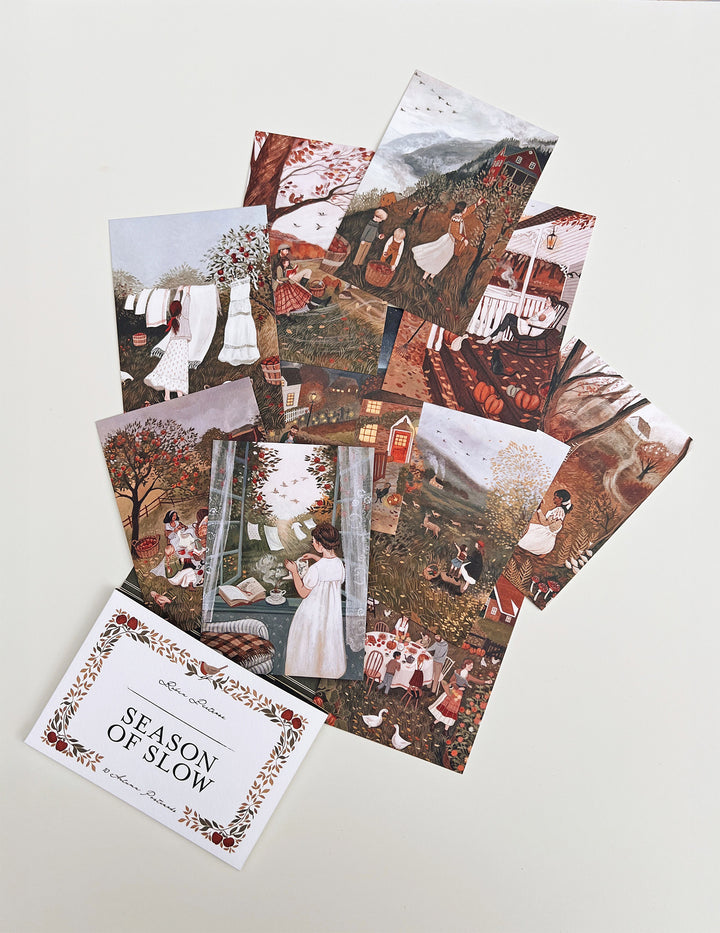 SEASON OF SLOW postcard set