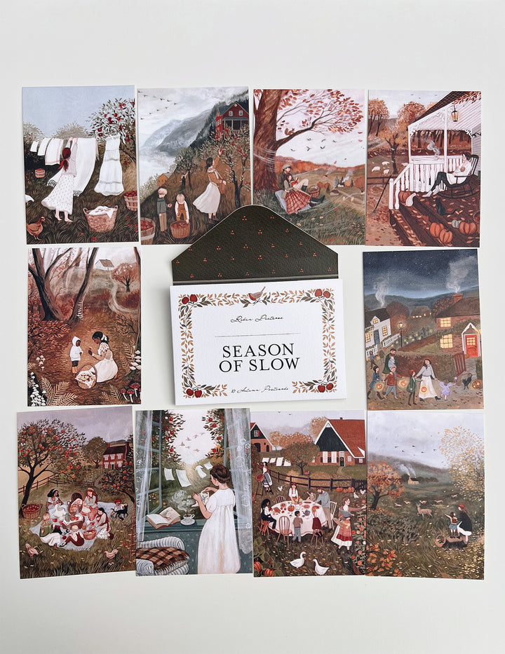 SEASON OF SLOW postcard set