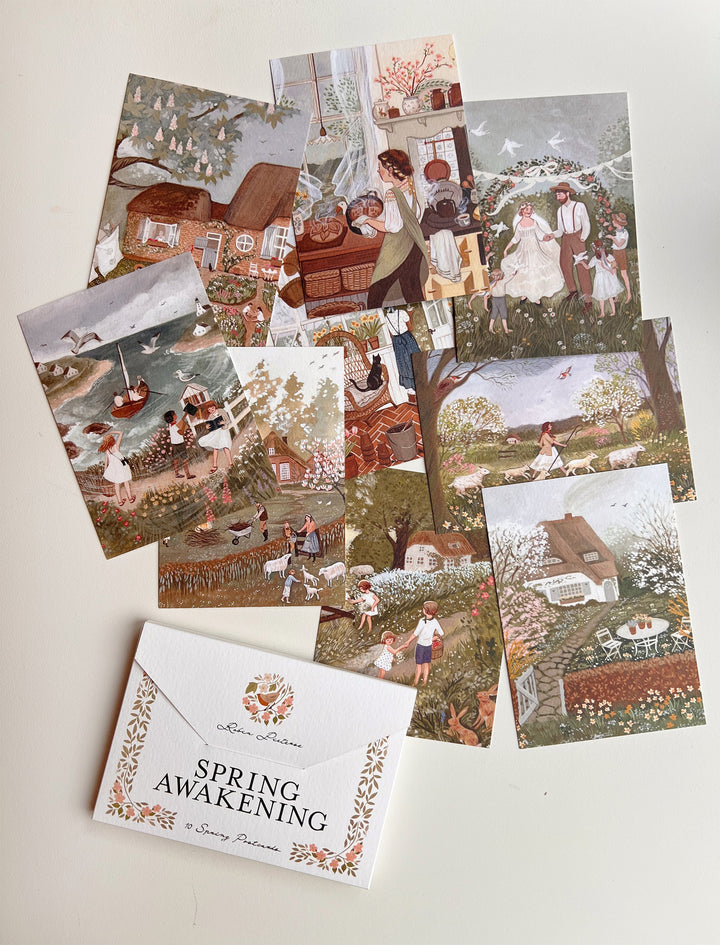 SPRING AWAKENING postcard set